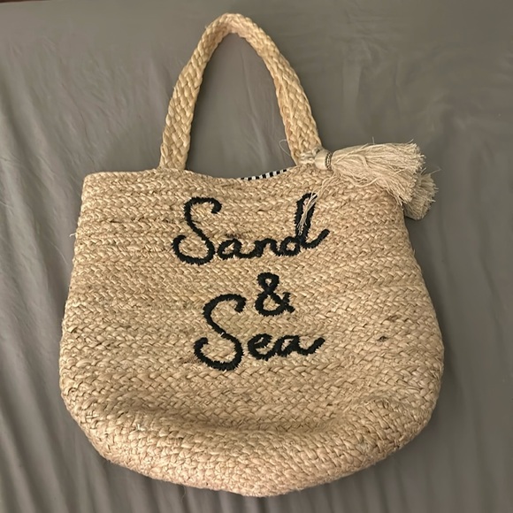 J. Jill Handbags - J.Jill Sand & Sea Jute Beach Bag